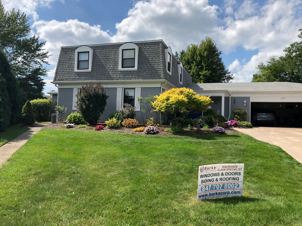 Siding and exterior restoration work on a Wheeling IL area home by Alta Property Services